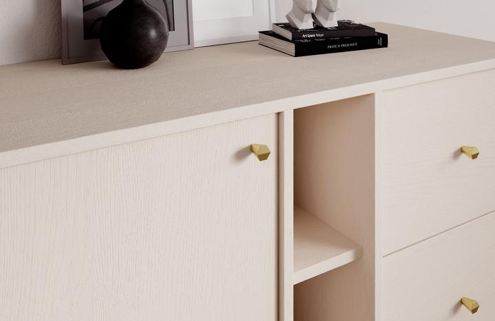 Produktbild ADRK Furniture Tili 1D 3S 3P Kommode (100.50 x 40.80 x 95 cm)