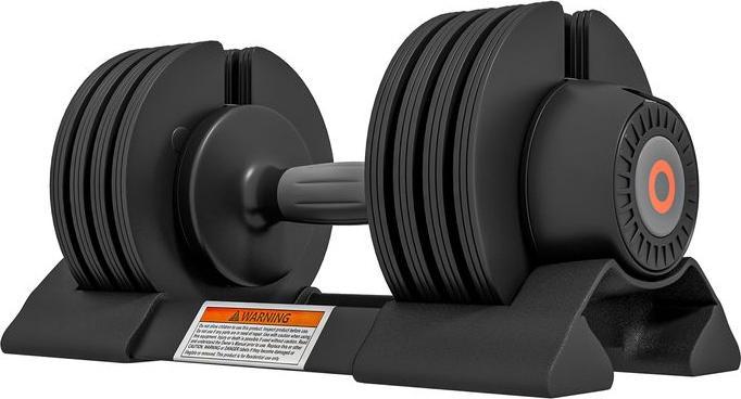 Swisshandel24 Verstellbare Kurzhanteln, 3,5/6/8/10 kg, mit Ablagefach, rutschfest (1 x 10 kg)