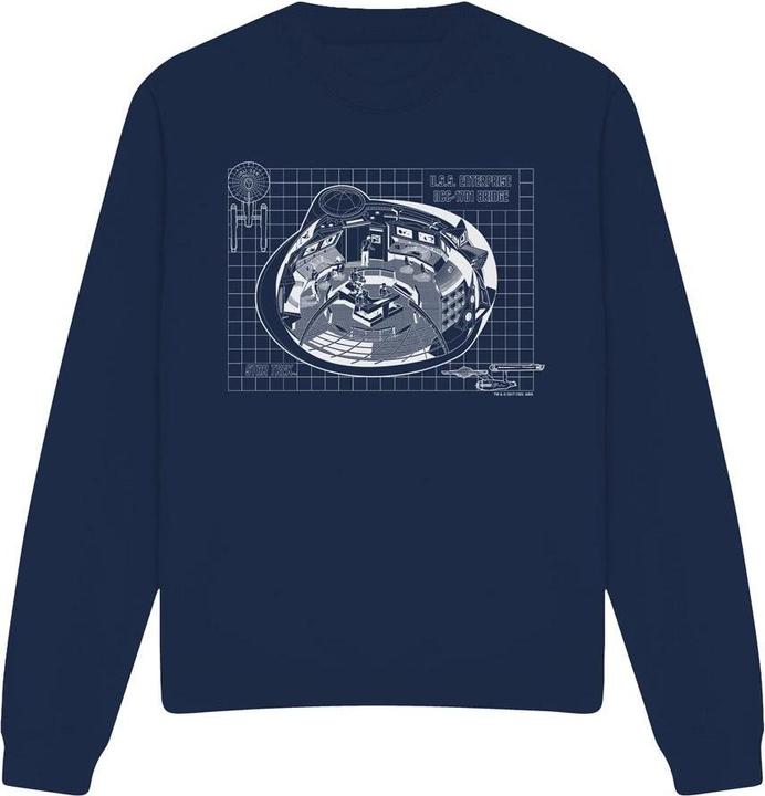 Actual product image Unisex Adult Bridge Print Sweatshirt (XL)