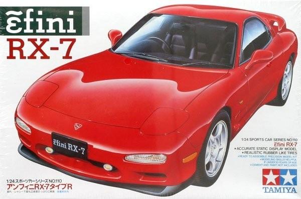 Actual product image Tamiya Efini RX-7+ 1/24 plastic model