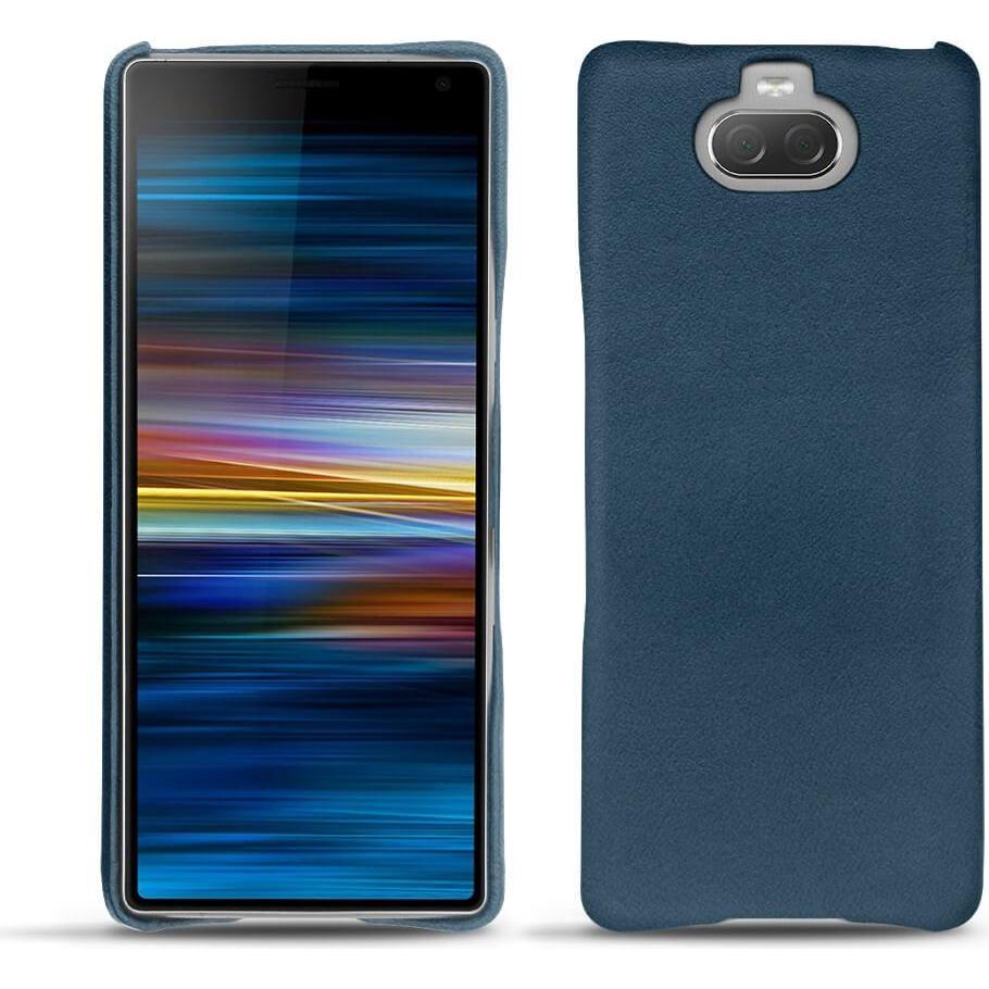Noreve Lederschutzhülle (Sony Xperia 10 Plus), Smartphone Hülle, Blau