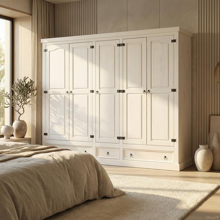 Produktbild Ebuy24 Kleiderschrank New Mexico (244 x 58 x 196 cm)