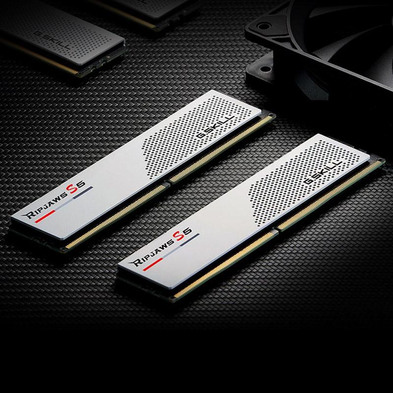 Thumbnail - G.Skill Ripjaws S5 (2 x 32GB, 5600 MHz, DDR5-RAM, DIMM), RAM, Weiss