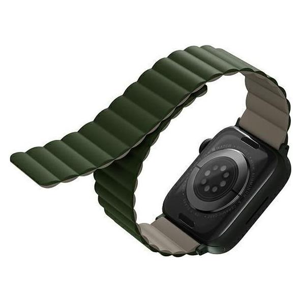 Uniq Pasek Revix Apple Watch Series 1/2/3/4/5/6/7/8/Se/SE2/Ultra 42/44/45/49mm. Reversible Magnetic (45 Mm, 44 Mm, 42 Mm, 49 Mm, Silikon),