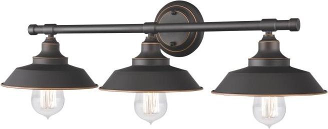 Image du produit Westinghouse Applique murale Iron Hill bronze huilé triple foyer (E27)