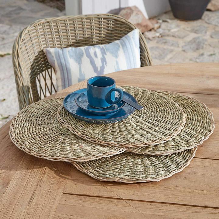 Image du produit Loberon Set de table 4 pièces Staines marron (4 pcs, 36 cm)