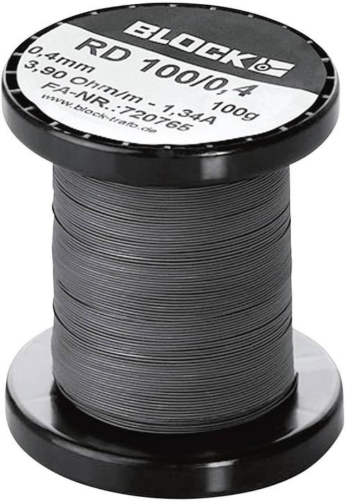 Produktbild Block Widerstandsdraht 0,069R/m 3mm 100g (1.50 m)