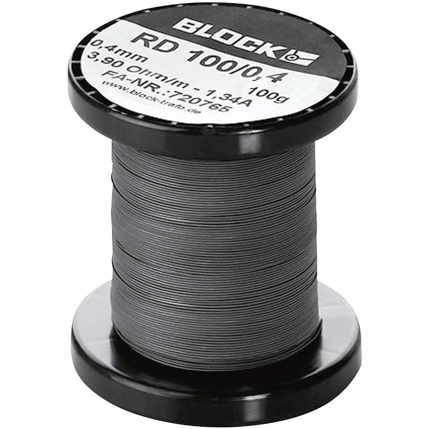 Block, Tubo + Canalina per cavi, Filo di resistenza 0.069R/m 3mm 100g (1.50 m)