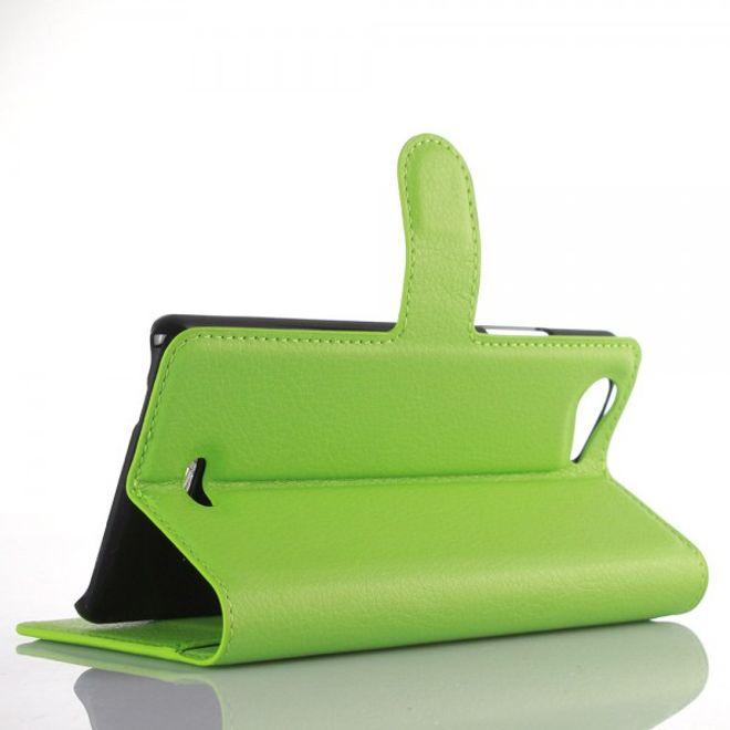 Produktbild Leder Cover mit Litchitextur (Wiko Pulp 4G)