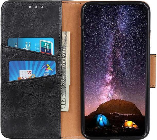 Actual product image MU Classic Crazy Horse IV Leather Bookcover Series (Nokia 3.4)