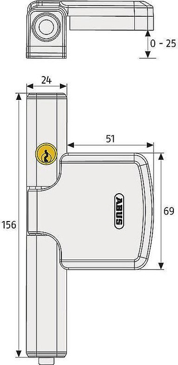 Produktbild Abus FTS206 B AL0125