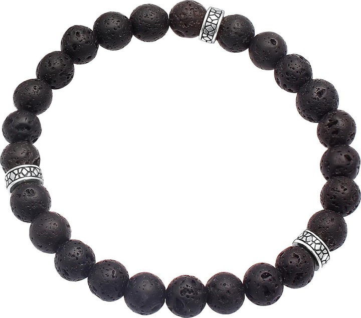 Produktbild Kuzzoi Perle, Perlenarmband (21 cm, Plastik, Lava, 925 Sterling Silber)