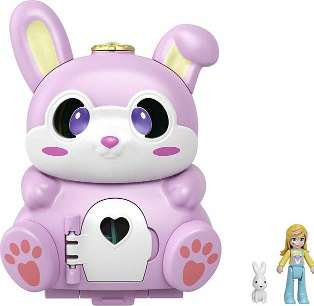 Image du produit Polly Pocket Coffret transformable Lapin - Mini Poupée - Dès 4 ans