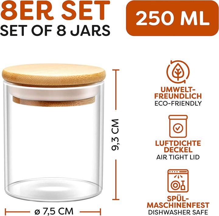 Image du produit Praknu Gewürzgläser Set (0.25 l)