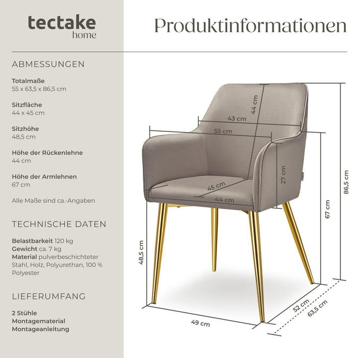 Actual product image tectake Avane