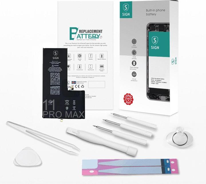 SIGN Complete Battery Replacement Kit - iPhone 11 Pro Max