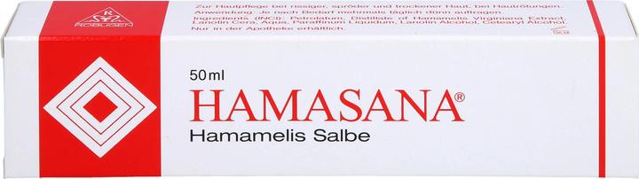 Immagine prodotto Robugen HAMASANA Unguento all'Hamamelis per la cura della pelle screpolata e secca, 50 g di unguento (Crema corpo)