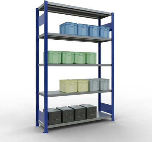 Actual product image Schulte Lagertechnik MULTIplus250 basic racking system with length ledgers