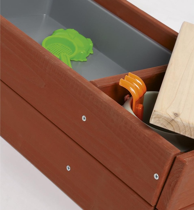 Actual product image Pinolino Sandkasten „Hedda”, rot/natur