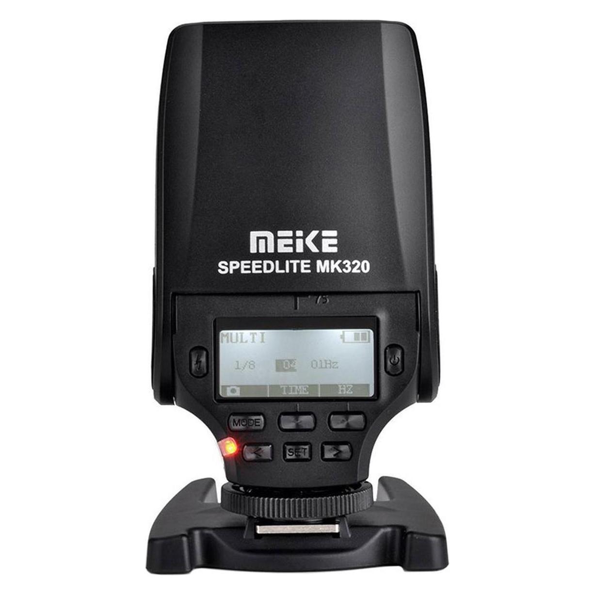 Meike Mk 320 (Bevestigbare Flitser, Nikon), Flitser, Zwart