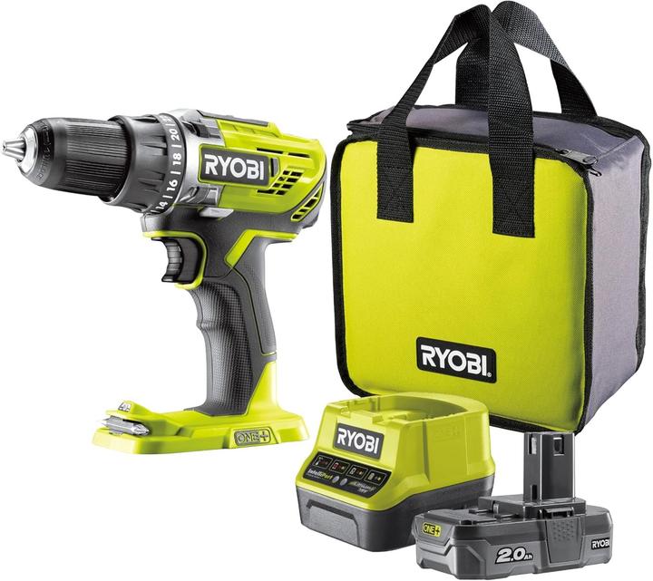 Actual product image Ryobi ONE+ 18V cordless drill driver (Drill driver)