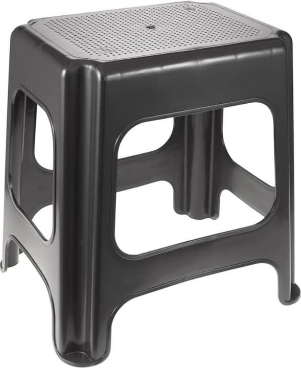 Actual product image keeeper Maxi stool "max", made of PP, graphite