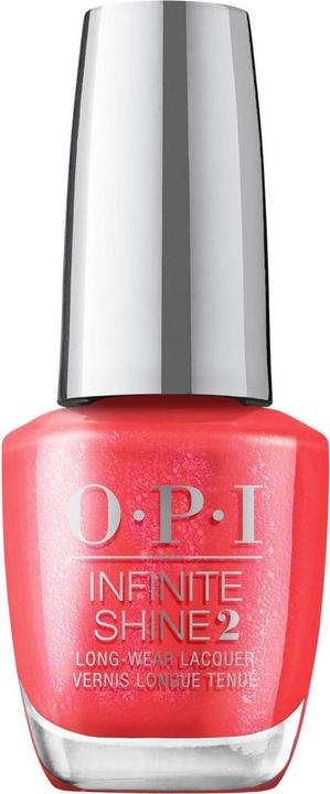 Produktbild OPI Infinite Shine ME Myself and Left Your T. (Left Your Texts On Red, Farblack)
