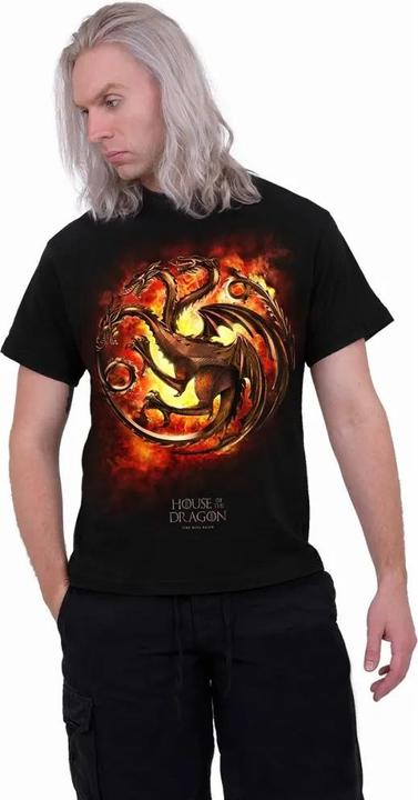 Immagine prodotto Spiral Maglietta con le fiamme del drago (L)