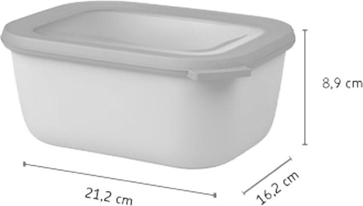 Actual product image Mepal Rectangular multi bowl (1.50 l)