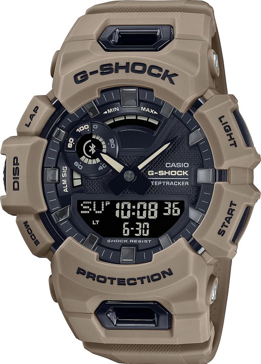 G-Shock GBA-900UU-5AER (Chronograph, Sportuhr, Taschenuhr, Uhr mit Schmuckstein, Analoguhr, Digitaluhr, Lünette drehbar, Taucheruhr, 48.90 mm)