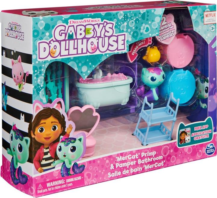 Produktbild Gabby's Dollhouse Deluxe Room MerCat's Bathroom