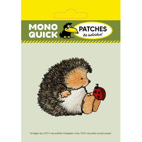 Thumbnail - Mono Quick M.S. Design Igel mit Junikäfer, Applikationen, Mehrfarbig