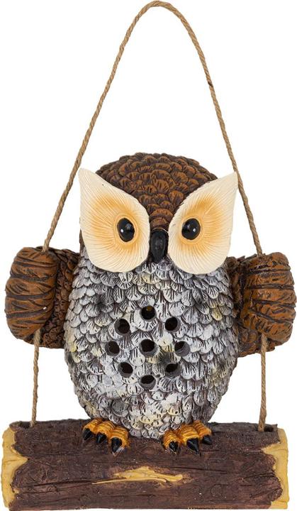 Immagine prodotto HI 2er-Set LED Solar Gartenleuchte Eule auf Schaukel