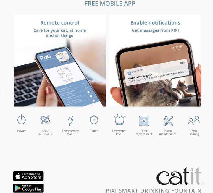 Image du produit Catit Pixi Fontaine à boire Smart (2 l)