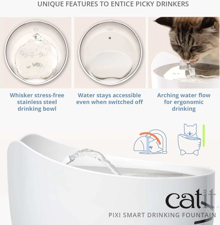 Image du produit Catit Pixi Fontaine à boire Smart (2 l)