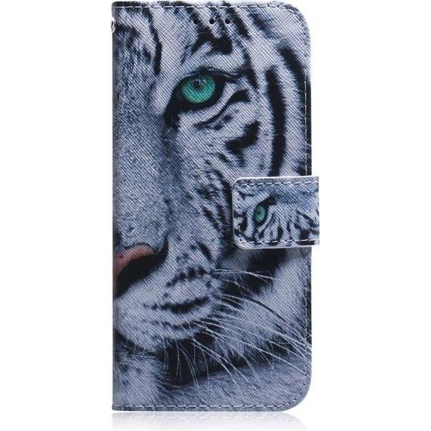 MU Style Leder Bookcover Image Series (Nokia 2.4), Smartphone Hülle, Mehrfarbig