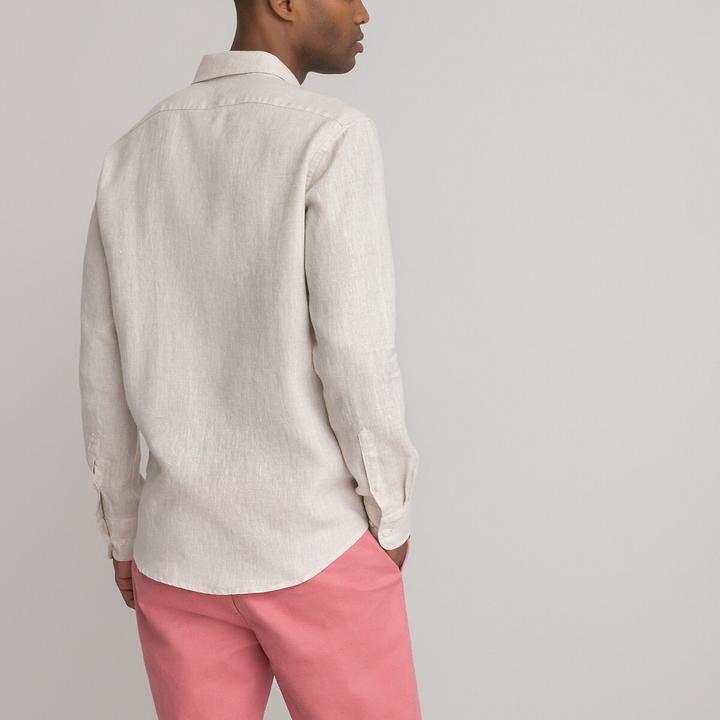 Produktbild La Redoute Collections Gerades Leinenhemd Signature mit langen Ärmeln (XL)