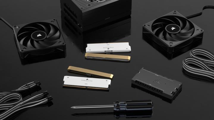 Produktbild Corsair DOMINATOR TITANIUM Acessory Kit, 2-up Config, Wave Style Top, RGB, LED PCBA, Screws, L tool (RGB)