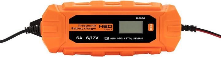 Actual product image Neo Automatic charger 6A/100W 3-150Ah for acid / AGM / GEL batteries (12V, 6 A)