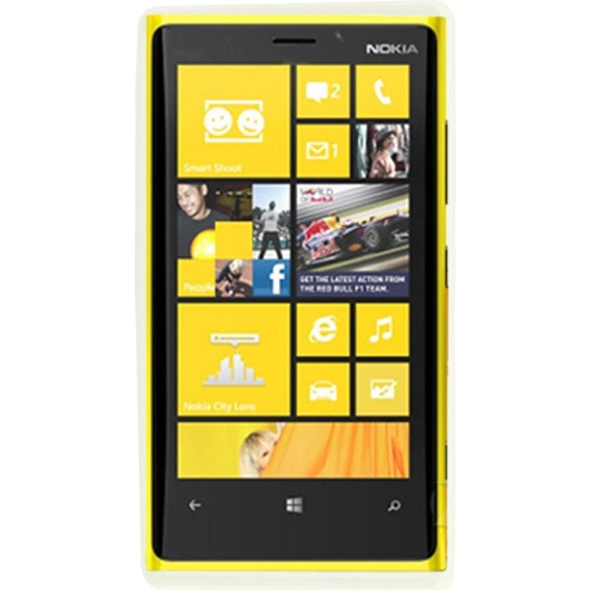König Design Schutzhülle TPU Case Hülle für Handy Nokia Lumia 920 weiss (Nokia Lumia 920), Smartphone Hülle, Weiss