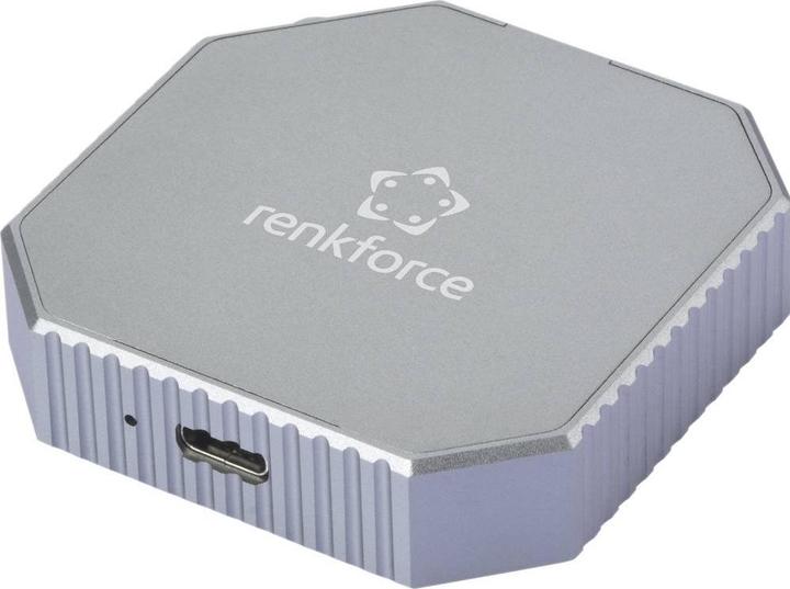 Renkforce RF-M2E-200 M.2-Festplatten-Gehäuse USB-C®, M.2 SATA, M.2 PCIe NVMe M. (M.2 2230)