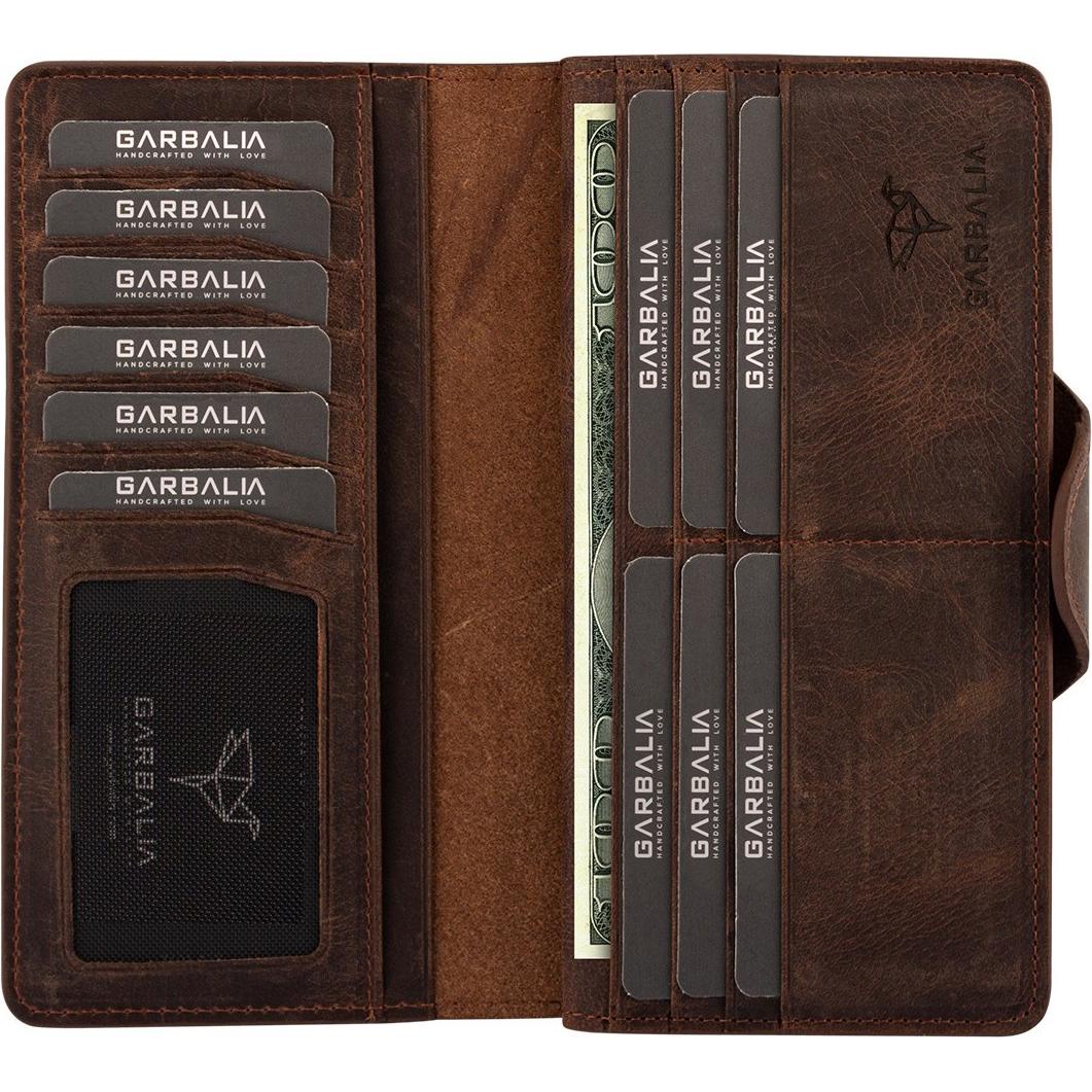 Thumbnail - Lucky Bees, Herren, Portemonnaie, Charlotte, Braun