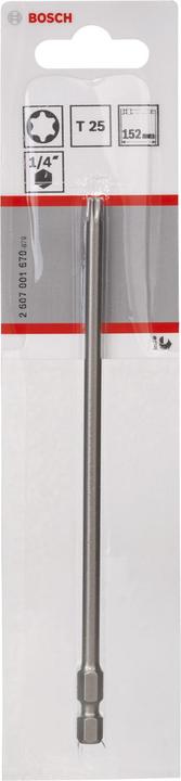 Produktbild Bosch Professional Zubehör Schrauberbit Extra-Hart T25, 152 mm, 1er-Pack