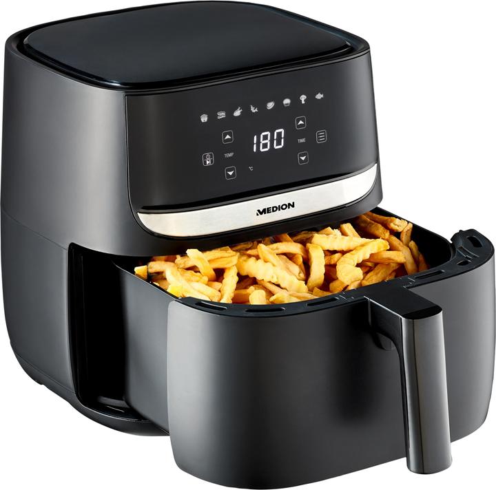 Actual product image Medion Hot Air Deep Fryer MD 10532, 1 kg, Black