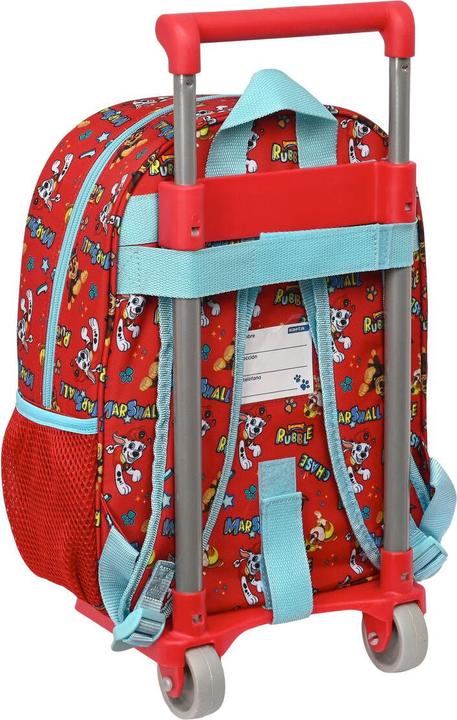 Immagine prodotto Paw Patrol Zaino scuola con ruote The Funday Rosso Azzurro (26 x 34 x 11 cm)