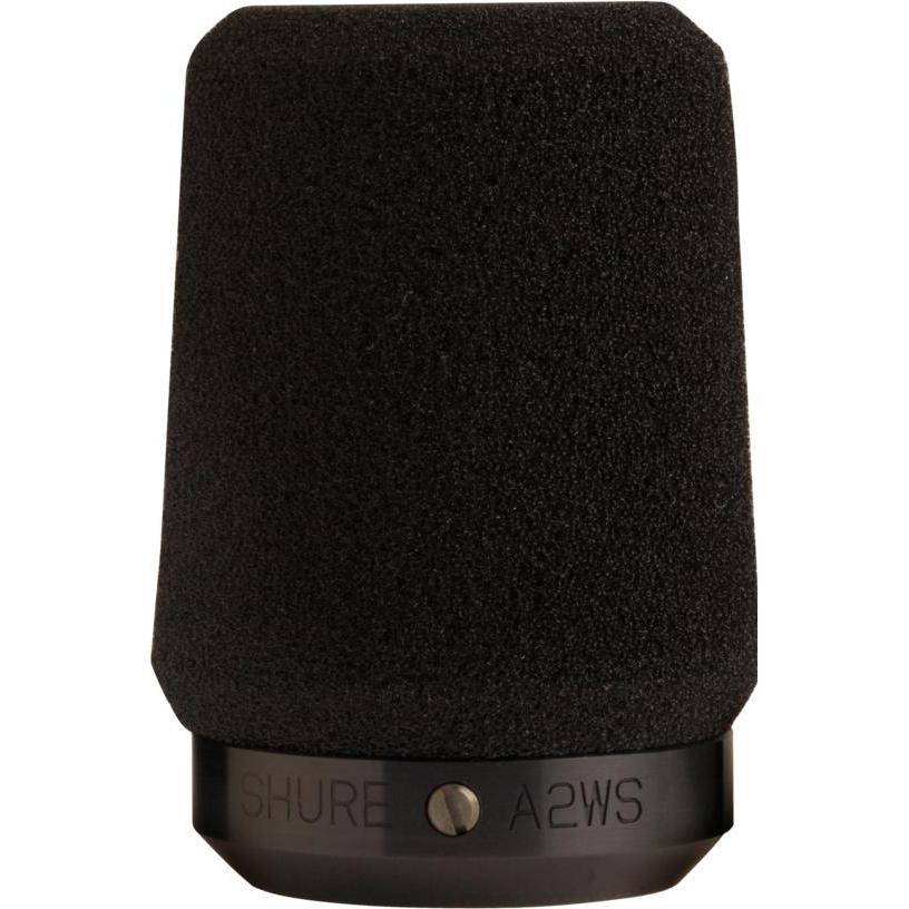 Shure A2WS Windscreen, black, Paravento microfono