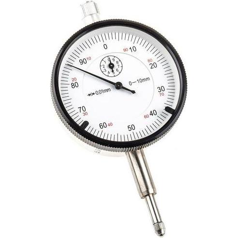 RS PRO, Comparatore + micrometro, Dial indicator 0-10mm with 8mm stem