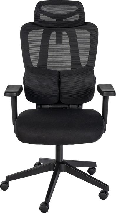 Image du produit CLP Chaise de bureau Altamont réglable en hauteur pivotante ergonomique avec appuie-tête