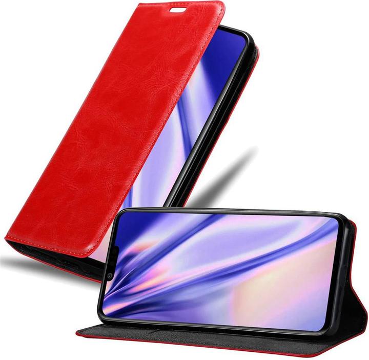 Actual product image Cadorabo Book Invisible Magnet Cover (LG G8s)