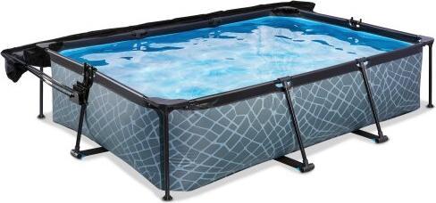 Actual product image Exit Rectangular frame pool 300x200x65 cm with sunshade and filter pump (300 x 230 x 65 cm)